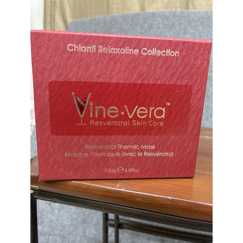 Vine Vera Resveratrol Thermic Mask Chianti Relaxoline Collection NEW 4.58oz